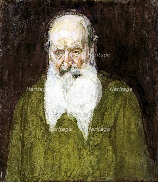 Head of a Jew in Palestine, 1899, reworked ca. 1918-1920. Creator: Henry Ossawa Tanner.