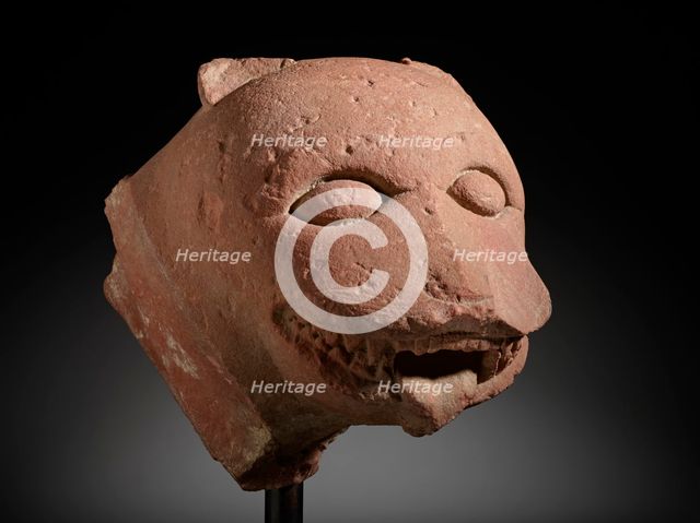 Head of a Lion, 7th century. Creator: Unknown.