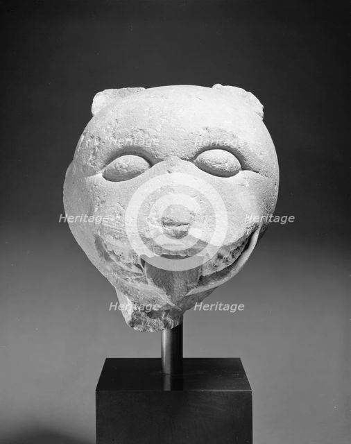 Head of a Lion, 7th century. Creator: Unknown.