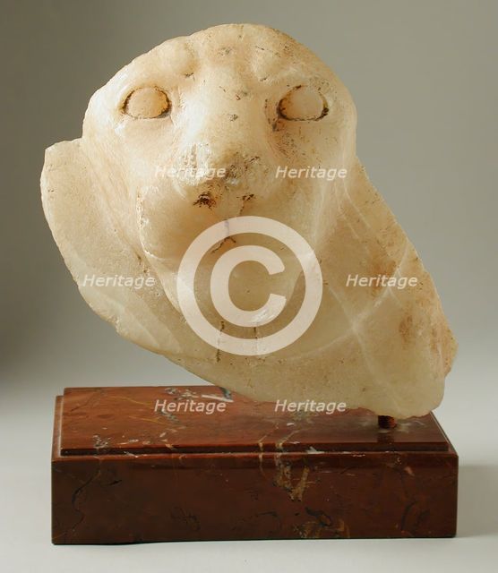Head of a Lion, Egypt, Old Kingdom, 4th Dynasty (?), (2575 - 2465 BCE). Creator: Unknown.