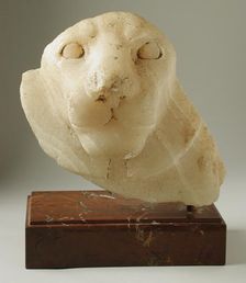 Head of a Lion, Egypt, Old Kingdom, 4th Dynasty (?), (2575 - 2465 BCE). Creator: Unknown