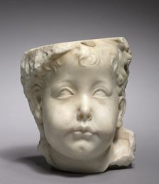 Head of a Putto, 1450-1475. Creator: Desiderio da Settignano (Italian, 1429-32-1464), follower of