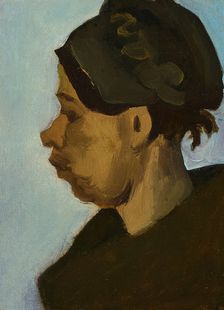 Head of a Peasant, 1885. Creator: Vincent van Gogh