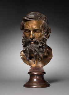 Head of a Philosopher, 1883. Creator: Vincenzo Gemito (Italian, 1852-1929)