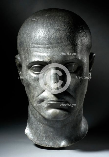 Head of a Priest of Isis, 2nd century or later. Creator: Unknown.