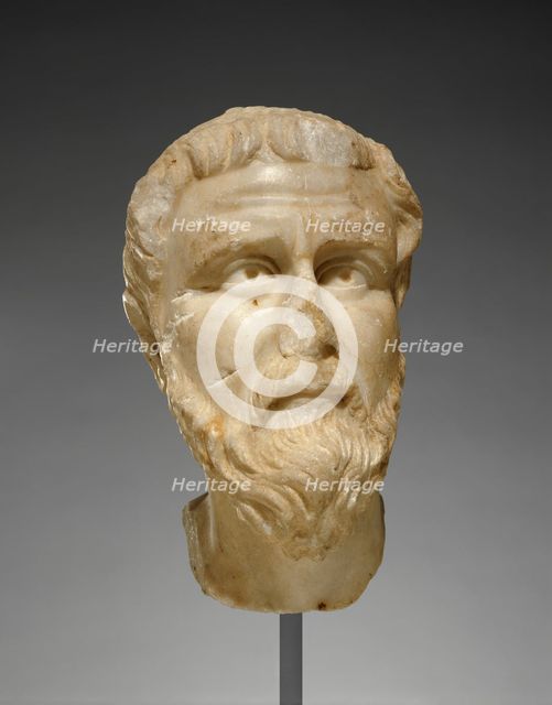 Head of a Priest or Saint, about A.D. 400. Creator: Unknown.
