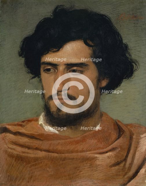 Head of a Roman, 1863. Creator: Arnold Bocklin.