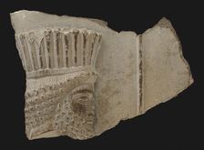 Head of a Royal Guard from Persepolis, 500-450 B.C.. Creator: Unknown