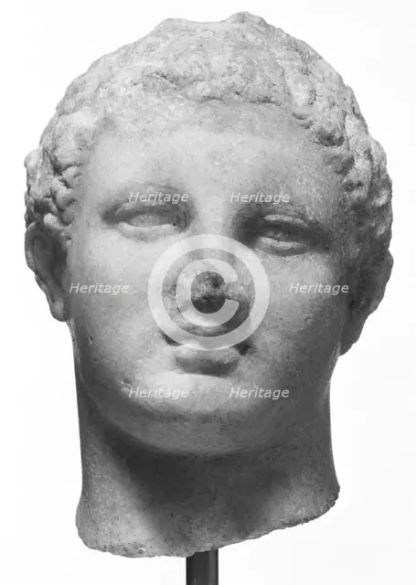 Head of a Statuette of Demetrios Poliorketes, 3rd century BC. Creator: Unknown.