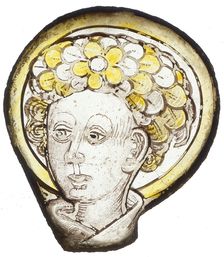 Head of a Saint, British, 15th century. Creator: Unknown