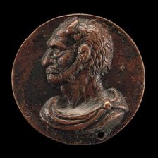 Head of a Satyr [obverse], 16th century. Creator: Unknown