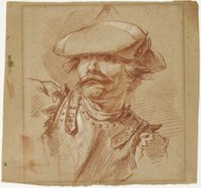 Head of a Soldier, n.d. Creator: Charles Parrocel