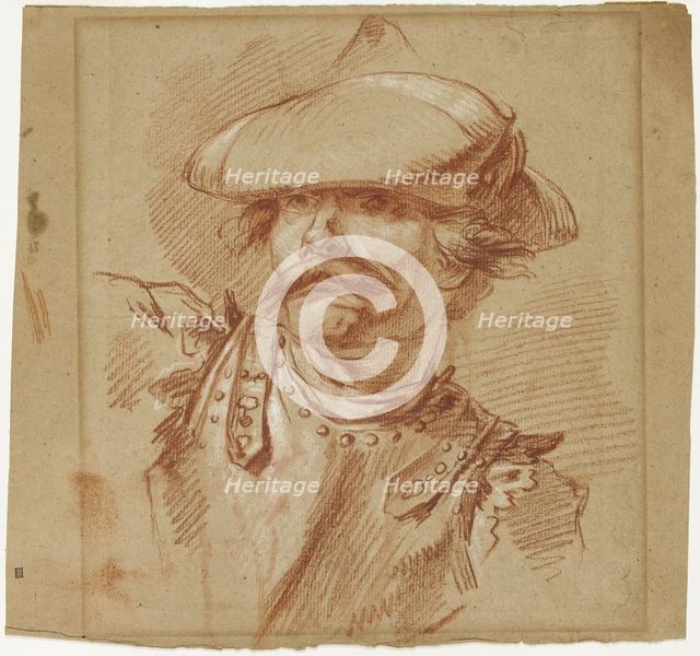 Head of a Soldier, n.d. Creator: Charles Parrocel.