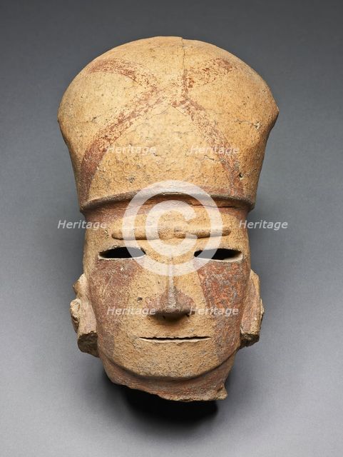 Head of a Warrior, 6th century Kofun period (mid 3rd-6th century A.D.). Creator: Unknown.