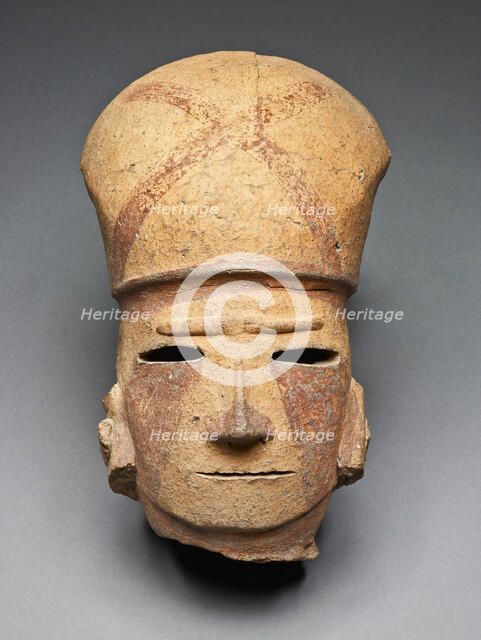 Head of a Warrior, 6th century Kofun period (mid 3rd-6th century A.D.). Creator: Unknown.
