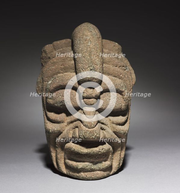 Head of a Wind God, 400-600. Creator: Unknown.