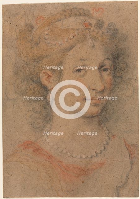 Head of a Woman, 1600s. Creator: Anonymous.