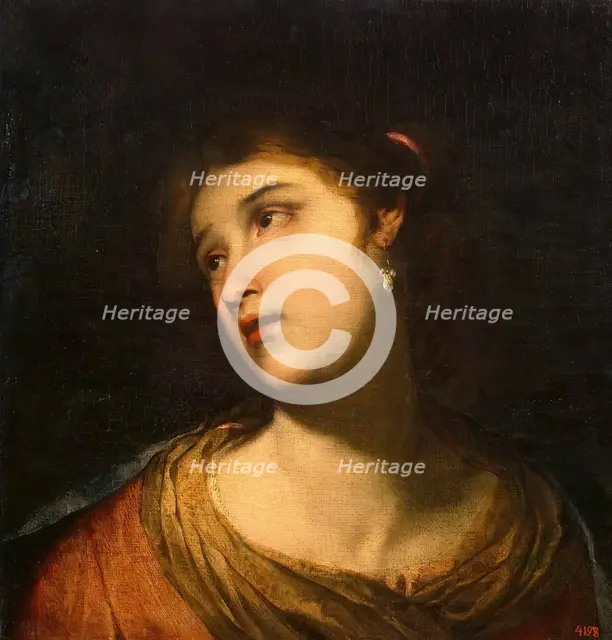 Head of a Woman, 1658. Creator: Juan de Valdés Leal.