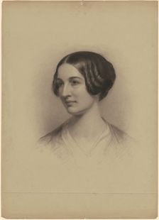 Head of a Woman, 1840-1854. Creator: Seth Wells Cheney