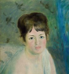Head of a Woman, 1876. Creator: Pierre-Auguste Renoir