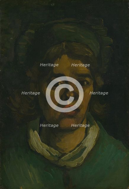Head of a Woman , 1885. Creator: Gogh, Vincent, van (1853-1890).