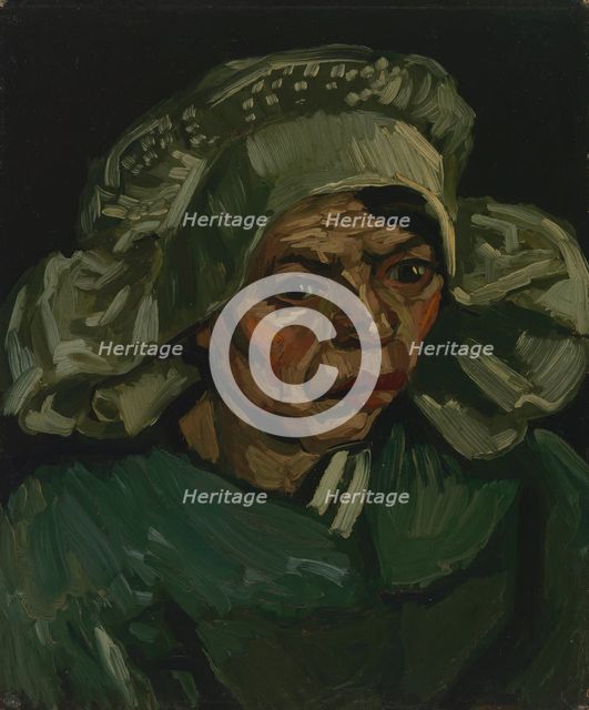 Head of a Woman , 1885. Creator: Gogh, Vincent, van (1853-1890).
