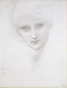 Head of a Woman, 1890. Artist: Sir Edward Coley Burne-Jones