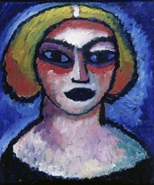 Head of a Woman, 1912. Artist: Javlensky, Alexei, von (1864-1941)