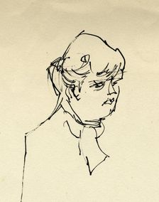 Head of a woman, 1953. Creator: Shirley Markham