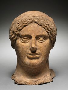 Head of a Woman, 500-475 BC. Creator: Unknown