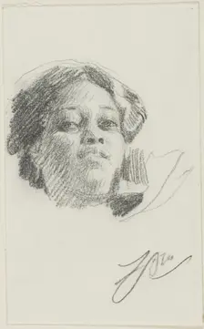 Head of a Woman, n.d. Creator: Anders Leonard Zorn