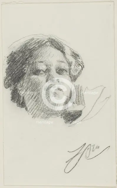 Head of a Woman, n.d. Creator: Anders Leonard Zorn.