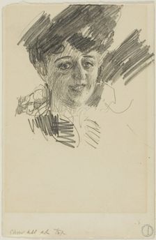 Head of a Woman, n.d. Creator: Anders Leonard Zorn