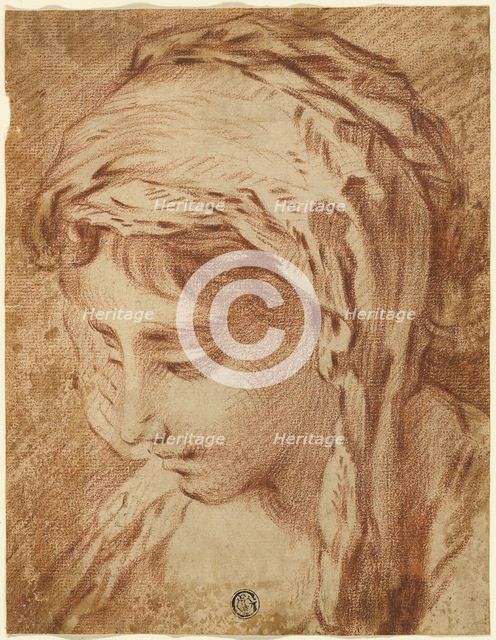 Head of a Woman, n.d. Creator: Francois Boucher.