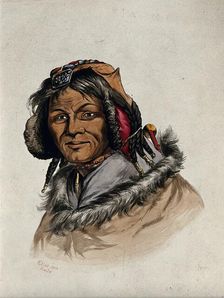 Head of a woman of Simla, 1866. Creator: R Clint