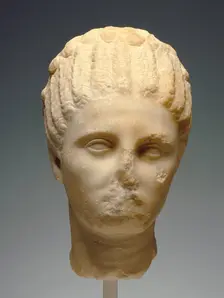 Head of a Woman, about 320 BC. Creator: Unknown