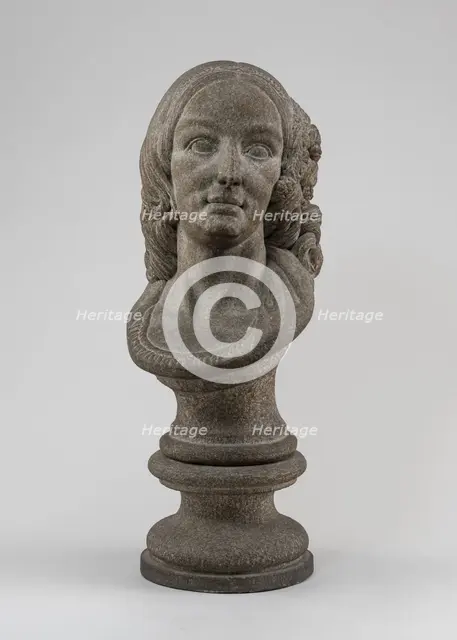 Head of a Woman, c. 1859/1860. Creator: William Rimmer.