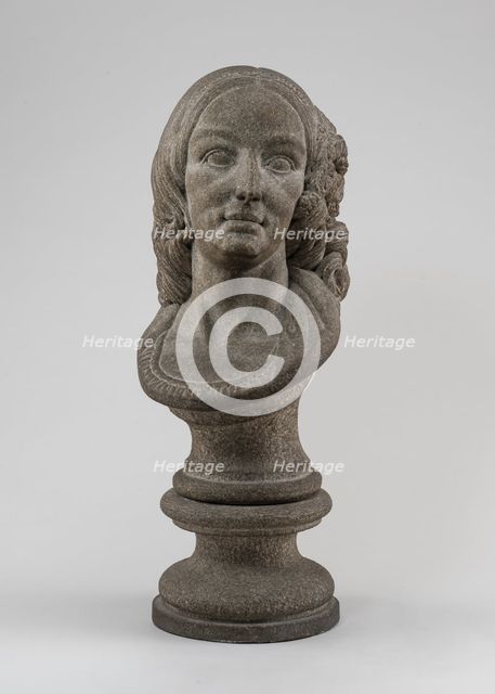 Head of a Woman, c. 1859/1860. Creator: William Rimmer.