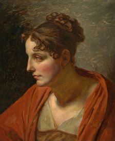 Head of a Woman, c. 1810. Creator: Unknown