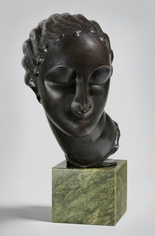 Head of a Woman, c. 1907-1908. Creator: Elie Nadelman
