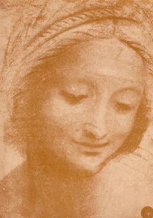 Head of a Woman c15th century, (1932). Artist: Leonardo da Vinci