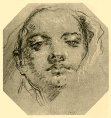 Head of a Woman c1739-c1744, (1928). Artist: Giovanni Battista Tiepolo