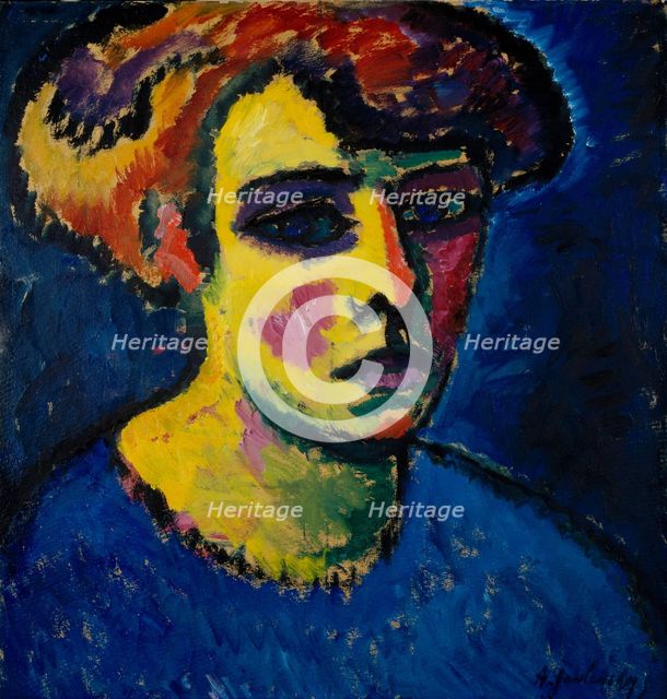 Head of a Woman, c1911. Creator: Javlensky, Alexei, von (1864-1941).