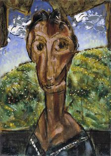 Head of a Woman, ca. 1929. Creator: Alfred Henry Maurer