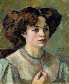 Head of a Woman. Creator: Charles Guerin
