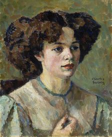 Head of a Woman. Creator: Charles Guerin