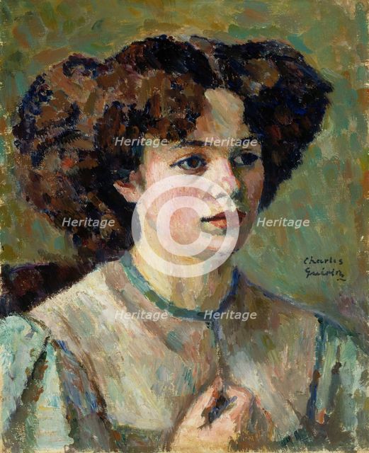 Head of a Woman. Creator: Charles Guerin.