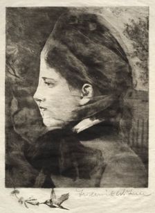 Head of a Woman. Creator: Frederick Warren Freer (American, 1849-1908)
