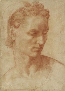Head of a Woman, early 16th century. Artist: Baccio Bandinelli