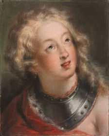 Head of a Woman, first half 18th century. Creator: Rosalba Carriera (Italian, 1675-1757)
